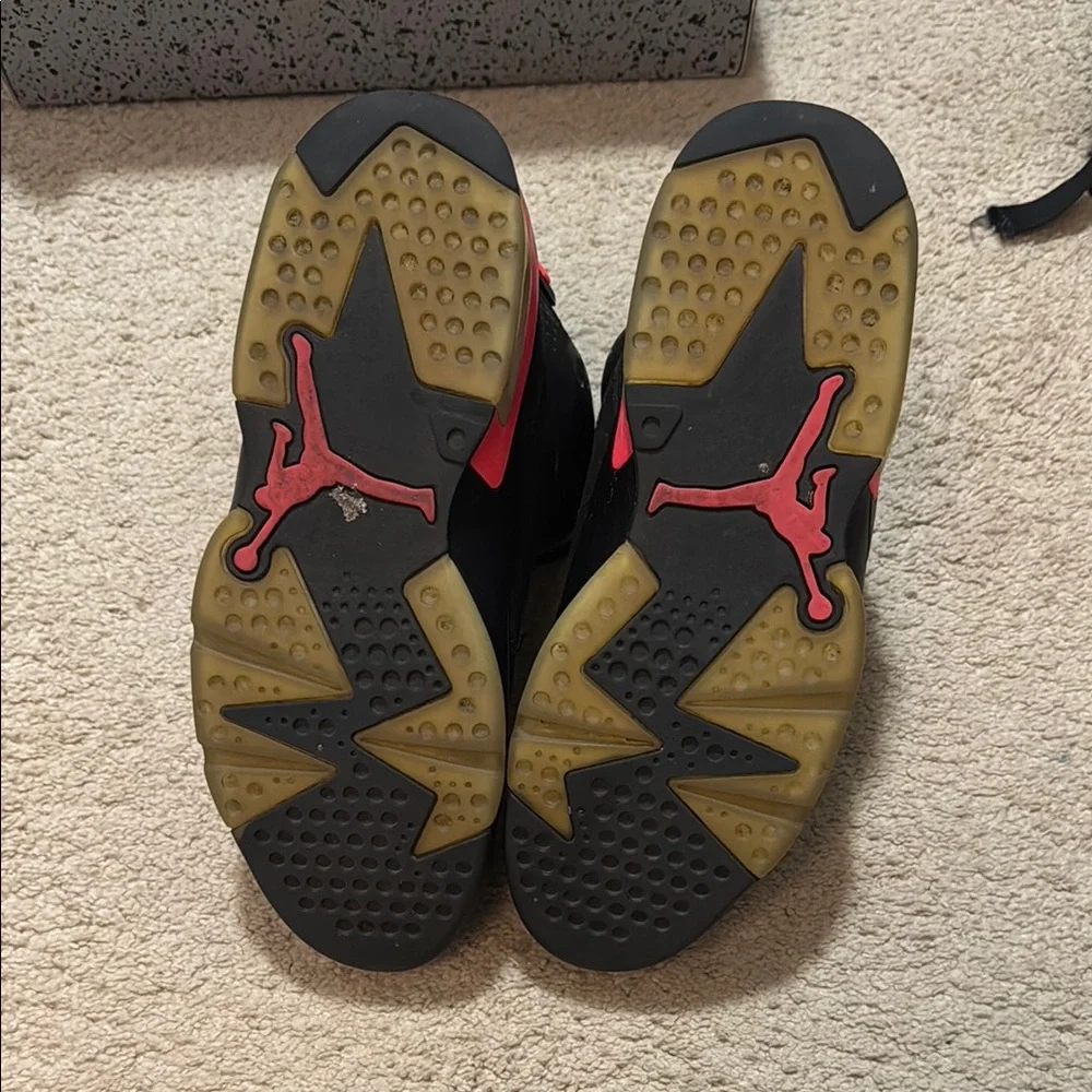 Jordan 6 Retro Infrared Black 2014 Size 9
